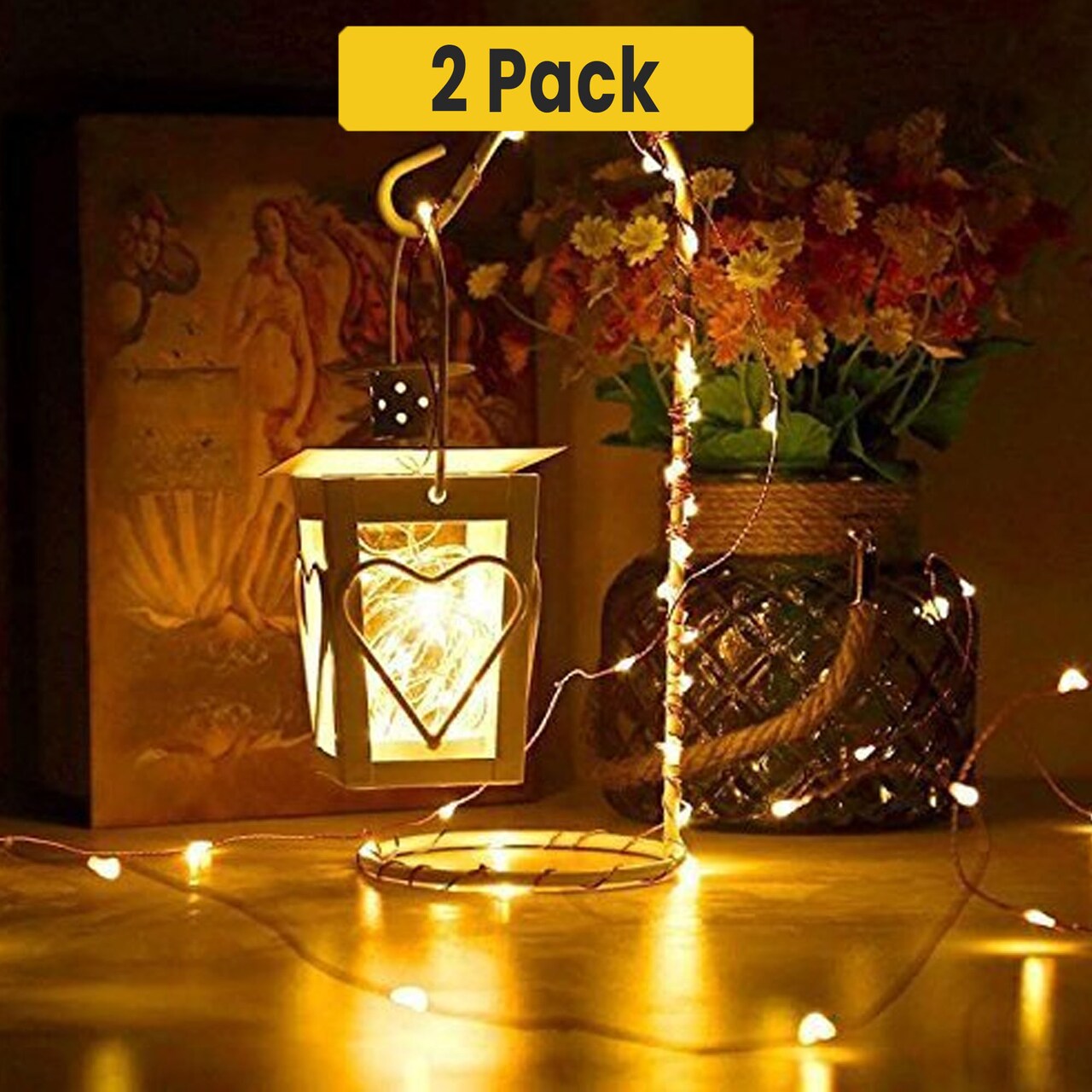 Magical 180 LED Silver Copper Fairy Branch Lights — 9ft, Plug-in